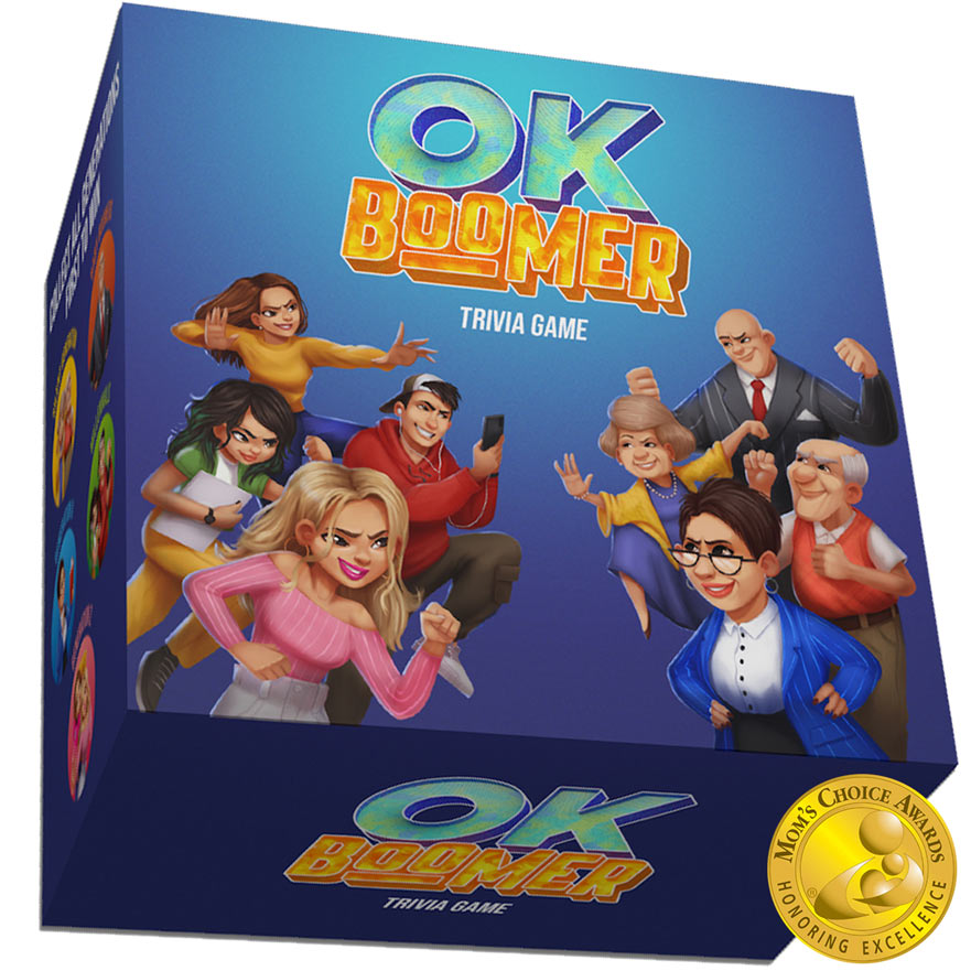  Games Adults Play OK Boomer - The Old School vs. New School  Trivia Game, Blue Sky, Includes 220 Cards : Toys & Games